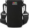 Nuovoware Porte-Bouteille en Néoprène Sac fourre-Tout 500ml avec Bandoulière Réglable, Portable et Isolé, Parfait pour Bouteille en Acier Inoxydable et en Plastique - S, Noir