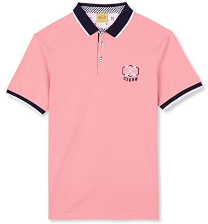 OXBOW O1NACHEM Polo manches courtes piqué Rose S