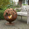 Traumschöner Landhaus Feuerkorb, Feuerschale, Feuerball MARBOD Rost