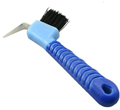 ZYAMY Pferde-Hufkratzer mit weichem Gummigriff, zufällige Farbe für Ziege, Esel und Pferd