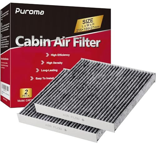 Puroma Cabin Air Filter with Activated Carbon, Replacement for CP157, CF12157, Select Lexus and Toyota Vehicles