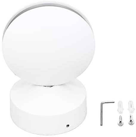 Tyenaza LED Wandleuchten, 10W Runde 360 ° leuchtende Fensterbanklampe Modern Flur Wandbeleuchtung für Flur, Gang, Korridor, Wohnzimmer, AC85-265V(White Light)