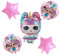 wopin 5 Stück Thema Partydekorationen, Charakter Folienballons Geburtstagsbanner und Latexballons für Kinder Babyparty Geburtstagsparty Dekorationen