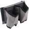 Namvo Porte-gobelet de voyage pour bagages, sac à boissons portable pouvant contenir deux tasses à café, s'adapte à toutes les poignées de valise, accessoire de voyage gris