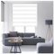 Ruby Deals Day and Night Roller Blinds Window- Dual Layer Fabric Zebra Roller Blind for Windows and Door Curtain- Day Night Blinds (white, 243cmx210cm)