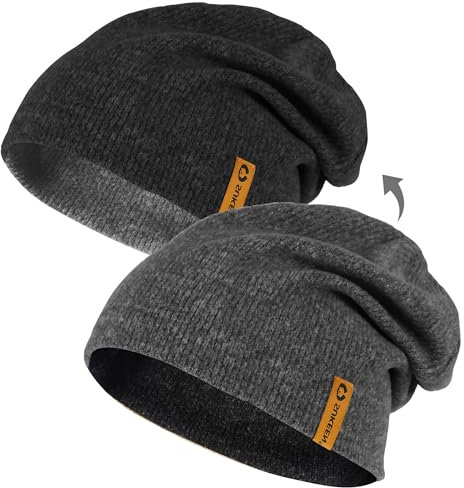 Mütze Herren Wintermütze Herren Beanie Herren Mütze Damen Mütze Winter Beanie Elastisch Strickmützen Knit Cuffed Beanie Hat Weich, Warm, Stretch, Bequem, Atmungsaktiv Geschenk für männer Frauen