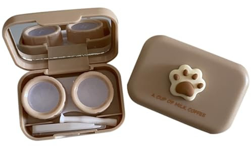 Kapmore Portable, Fashion-Forward Eye Lens Travel Kit: High-End Contact Lens Case and Dustproof Storage Container