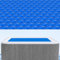 Kestnsee Manta solar de burbujas para bañera de hidromasaje, spa, 4.5 x 4.5 pies, para jacuzzi inflable cuadrada, spa, piscina, aislamiento térmico, cubiertas flotantes de burbujas (136 x 136 cm)