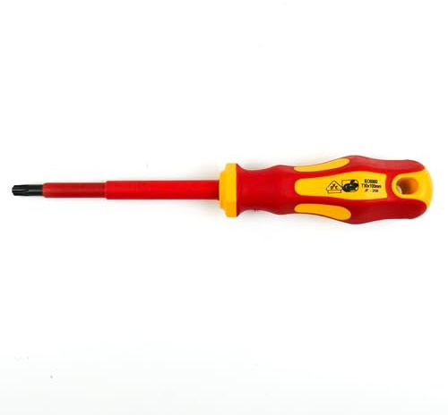 INGDAUM® VDE Torx Schraubendreher T30, isoliert gegen 1000 V | Für Torx-Schrauben T8, T9, T10, T15, T20, T25, T30 und T40, Einzeln und als Set erhältlich, VDE-zertifiziert