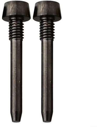 2pcs Bike Alloy Disc Brake Caliper Bolt Pin , Bike Brake Pad Retaining Pin, Bolts for MT2/4/5/6/8, for Mountain Bikes(BLACK)