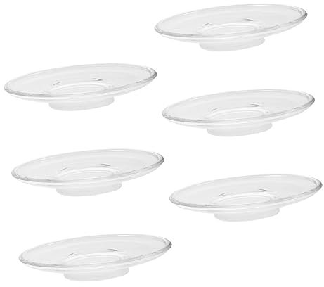 VILLFUL Lot De 6 Tasses À Gâteau En Verre Décoratives Pour Boissons Thé Service De Table