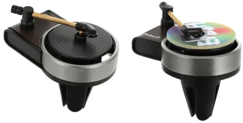 BUGUUYO Auto Plattenspieler Parfüm Vent Diffusor Record Player Design 2 Sets Für Robuste