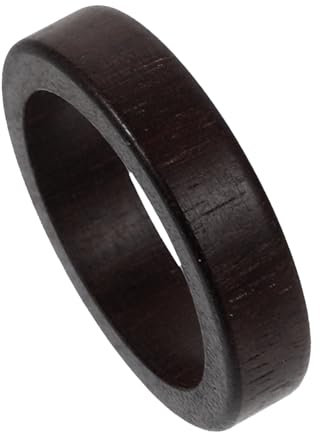 WOFASHPURET Holzring Frauenringe Fingerschmuck Paar Fingerring Praktischer Fingerring Ringschmuck Modering Fingerzubehör Ehering Daumenring Frauen Schmuck Brautring Hölzern Dark Brown