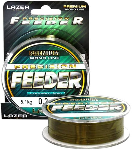 LAZER LINE Monofil Angelschnur 150m Dia 0,24mm Test 5,1kg - Grasgrün Schnur für Method Feeder - Karpfen Angeln Montage - Karpfen Rig - Monofilament Angelsehne - Nylonfaden Vorfach – Vorfachschnur