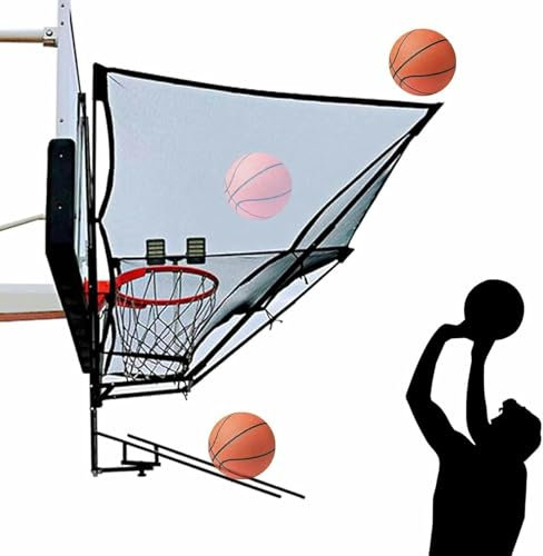YSXXIAN Basketball-Returner-System, Basketball-Rebounder für Basketballkörbe, Basketball-Return-Netzaufsatz, Basketball-Trainingshilfe-Ausrüstung-1