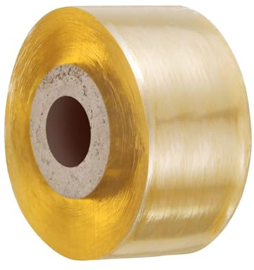 QUARKZMAN Obstbaum-Veredelungsband 3CM x 100M PVC dehnbares Garten-Veredelungswerkzeug Pflanzen Baumschule Reparaturbänder Selbstklebende Floristikfolie für Florale Bäume, Gelb