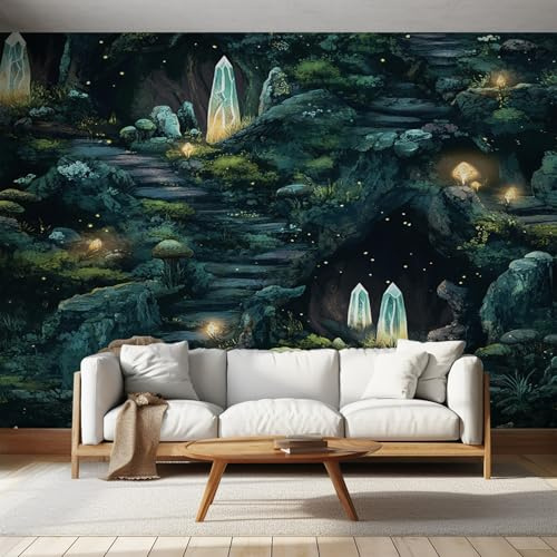 Generisch Fototapete Vlies Tapete 3D Märchen Fototapeten Vliestapete Tapeten Moderne Wandtapete, Wohnzimmer, Flur, TV Hintergrund Wandtapete Poster Bilder Wand Deko, 400 x 280cm (B×H) &Kyi1e113