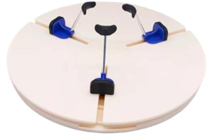 Baoblaze Ceramic Ceramic Trimming Tool Accessories Clamps Pottery Machine Turntable Attachment for Friends Beginners Family, with Pottery Plate