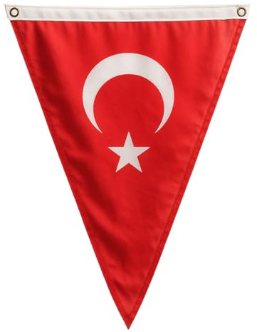 Murago - Türkei Flagge ca. 90x150 cm Wimpel Fahne mit Ösen UV-beständig & wetterfest | 100% Polyester Bayrak Türkiye Fanartikel für Balkon Garten Auto WM EM Deko