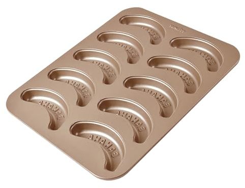 Moule à banane – 32,8 cm en acier au carbone anti-adhésif en forme de fruit | Moule à gâteau à la banane multifonctionnel, fournitures de cuisine créatives pour gâteaux, desserts, pâtisseries maison