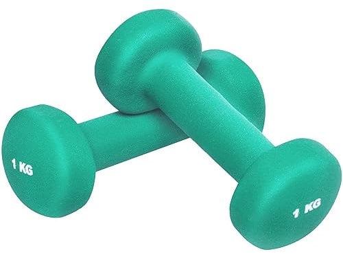 GORILLA SPORTS® Neopren Kurzhanteln - 2er Set, Hantelbaum, 2x0,5kg, 2x1kg, 2x2kg, 2x3kg, 2x4kg, 2x5kg, Hanteln, Hantelset, Dumbbells, Gymnastikhanteln, Kurzhantelständer (b) 2kg (2x1kg))