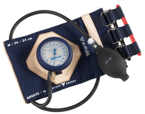Spengler Tensiomètre Vaquez-Laubry Classic avec Brassard Sangles Coton Marine Adulte Taille m