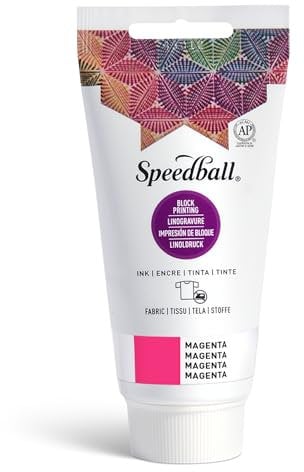 Speedball Art Products Company Tinta de Tela, Magenta, 2.5 FL oz