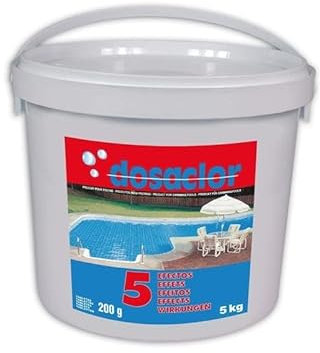 Quimicamp - Gránulos de Cloro Dosaclor EE.200 - Tableta 4G (5 kg)