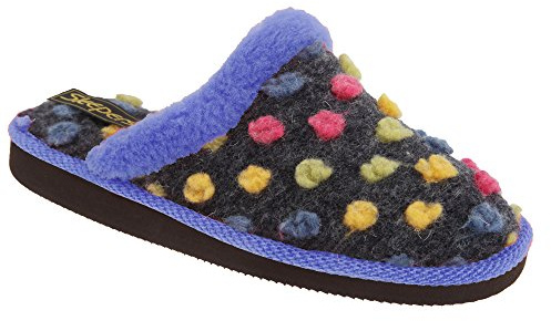 Sleepers Womens Donna Superlight Thermal Mule Slippers Fuchsia