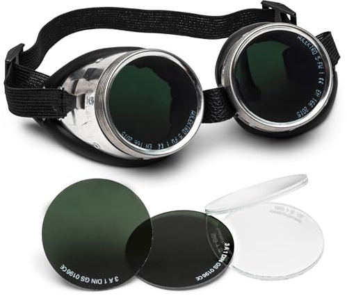 Kings County Tools Welding Glasses – Shade 5 Safety Goggles with UV Protection for Plasma Cutting and Welding