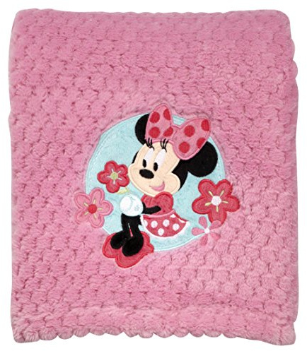 Disney Popcorn Fleecedecke mit Korallenmotiv, Minnie, King Size