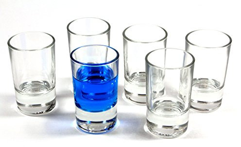 idea-station Straight Schnapsgläser 6 Stück - 4 cl (40 ml) - moderne Shotgläser aus Glas - perfekt für Party, Vodka, Schnäpse