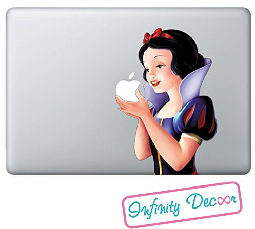 Stickers adesivo Biancaneve per tutti i modelli MacBook (13 Pollici) fino al modello 2016
