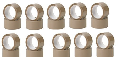 36 x LEISE Klebeband BRAUN LOW NOISE PP 48mmx66m