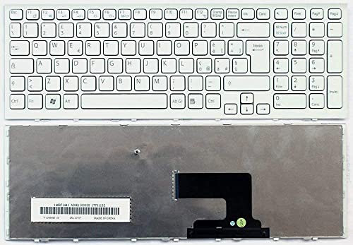 INFOELETTRONICA LO STORE DELLA CONVENIENZA E QUALITA' Tastiera Italiana Bianca Compatibile con Sony Vaio pcg-71811m Serie Completa di Frame