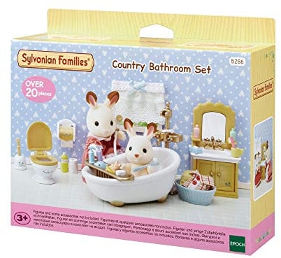 Sylvanian Families 5286 Badezimmer im Landhausstil - Puppenhaus Einrichtung Möbel