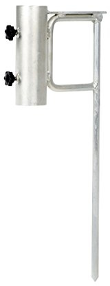 Bo-Camp Rock Regenschirm Boden Peg verzinktem 0–42 mm, Silber, 350 x 270 x 270 cm