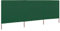 vidaXL Paravent 3 Panneaux Tissu Vert Pare-Vue Écran Séparateur Cloison