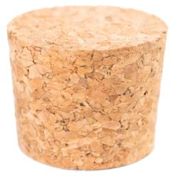 Fasskorken KORKEN aus NATURKORK Flaschenkorken NATURKORKEN STOPFEN Spitzkorken (45/37mm - 1Stück)