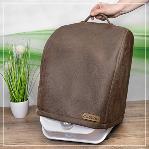 coolina® Hoodie in Braun - Schutzhaube Abdeckhaube, passend für Monsieur Cuisine Connect (MCC) und Smart (MCS)