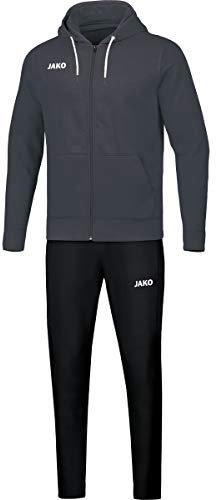 JAKO Herren Jogginganzug Base mit Kapuze, Anthrazit, XL