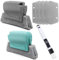 Kit de brosses de Nettoyage de rainure de fenêtre Magique 7pcs, Outil de Nettoyage de vitres, Outils de Nettoyage de crevasses portatifs, pour Toutes Les glissières et espaces de fenêtre, obturateur