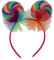 Amakando Toller Kopfschmuck Candy-Girl für Frauen/Tolles Kostüm-Zubehör Bonbon-Kostüm/Genau richtig zu Fasching & Kostümfest