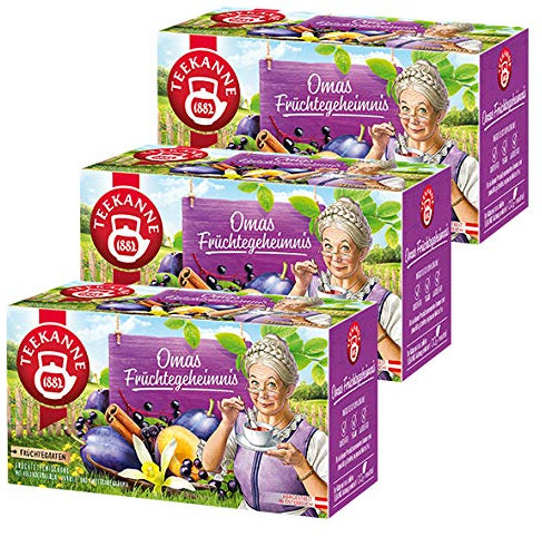 Teekanne Omas Fr?chtegeheimnis / 3er Pack