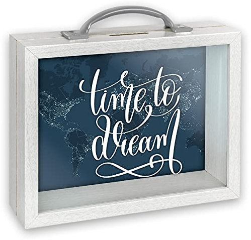 ZEP Smith 6,5x21 Tirelire, Bois/Verre RM4143