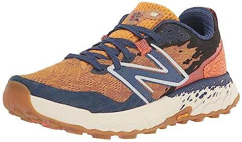 New Balance Damen Fresh Foam X Hierro V7 Traillaufschuh, Golden Hour/Moon Shadow/Red Clay, 41.5 EU