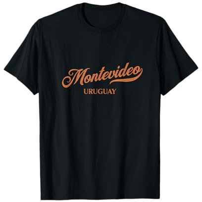 Retro-Stadt Uruguay - Montevideo im Vintage-Stil T-Shirt