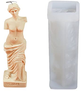 3D Kerze Silikon Kerzenform, Venus Göttin Kerze Silikonform, Körper Kerze Silikonform, DIY Körper Statue Kerze Dekor Kunst Handwerk für Herstellung von Kerzen Duftkerze Handgefertigte Seife