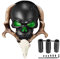 Blueshyhall Schädel Auto Schaltknauf, Universal Totenkopf schalthebel Auto Überzug, Auto Skull Schaltknüppel Shifter Knob Tuning Adapter, Auto Schaltknauf Deko, Schalthebel Zubehör (Schwarz)