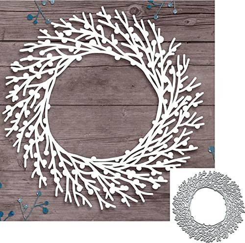 Gowxs Stanzschablonen für Kartenherstellung, Stanzformen, Schablonen für DIY, Scrapbooking, Fotoalbum, dekorative Prägepapier-Stanzformen für Kartenherstellung, vorlage + niedliche Brosche